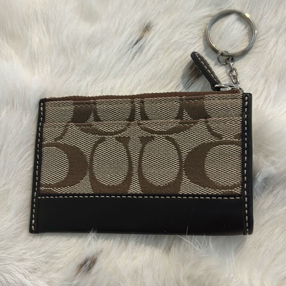 COACH Slim ID Wallet Keychain